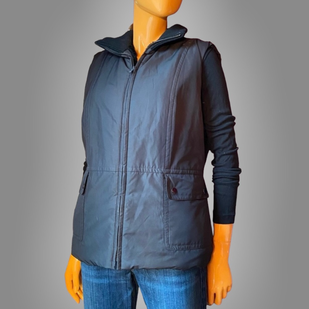 ANN TAYLOR Faux Fur Lined Puffer Vest